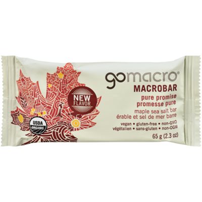 GoMacro Macrobar érable et Sel de Mer Barre 65 g