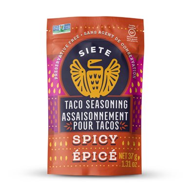 SIETE SPICY TACO SEASONING 37g