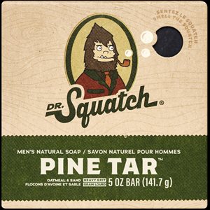 Dr.Squatch Pine Tar Bar Soap 141g