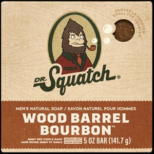 Dr. Squatch Bourbon Baril de bois Soap 141g