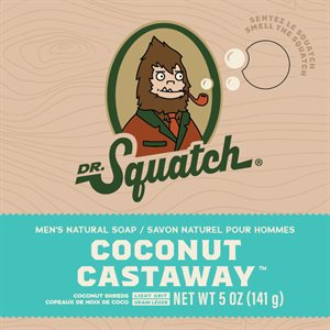 Dr. Squatch Coconut Castaway Savon Naturel 141g