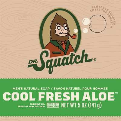 Dr. Squatch Cool Fresh Aloe Soap 141g