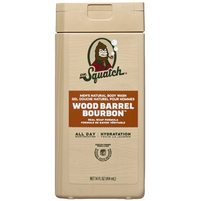 Dr. Squatch Gel Douche Wood Barrel Bourbon 414ml