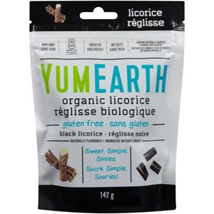 Yum Earth Réglisse Noire Bio