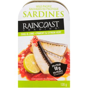 Raincoast Trading Wild Pacific Sardines Chili & Lime 120 g 