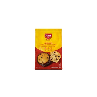 Schär Muffins Aux Pépites De Chocolat Sans Gluten 4X225G Schär Muffins Aux Pépites De Chocolat Sans Gluten 4X225G