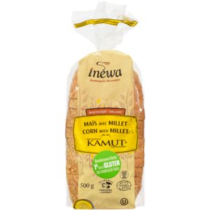 Inewa Organic Corn with millet Kamut bread 500g