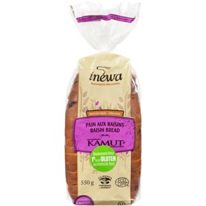 Inewa Organic Kamut Raisin Bread 550g