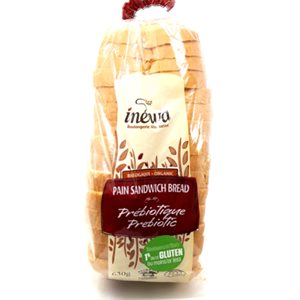 Inewa Pain Sandwich bio prébiotique à faible teneur en gluten 630 g