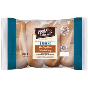 Promise Gluten Free Brioche Hot Dog Buns 6x280g