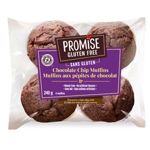 Promise Muffins Aux Pépites De Chocolat Sans Gluten 240g