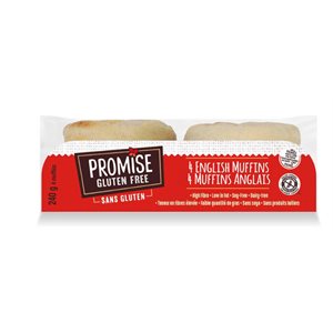 Promise Muffins Anglais Sans Gluten 240g