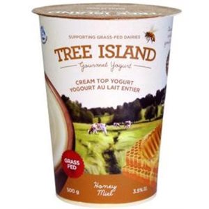 Tree Island Yogurt Cream Top Honey 3.5% Mf 500G