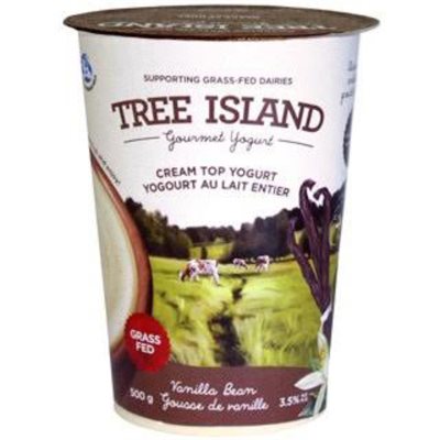 Tree Island Yogurt Cream Top Vanilla 3.5% Mf 500G
