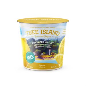Tree Island Yogurt Lemon Less Sugar 6.5% Mf 350G