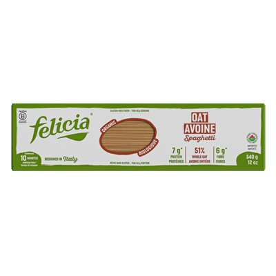 Felicia Spaghetti Avoine Entière Biologique 340G