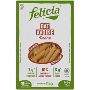 Felicia Organic Whole Oat Penne 250G