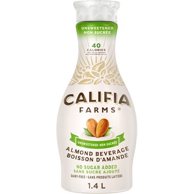 Califia Farms Boisson aux Amandes Unsweetened 1.4 L