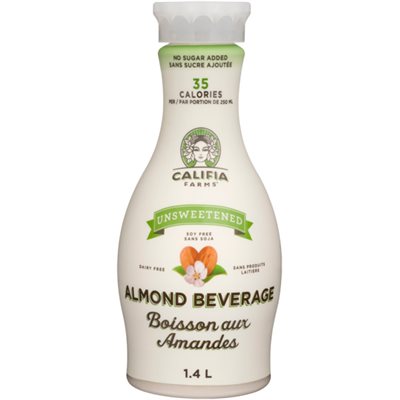 Califia Farms Unsweetened Almond Beverage 1.4 L 1.4L