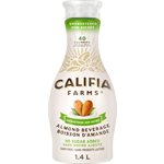 Califia Farms Unsweetened Almond Beverage 1.4 L 1.4L