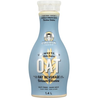 Califia Farms Boisson d'Avoine Non Sucré 1.4 L