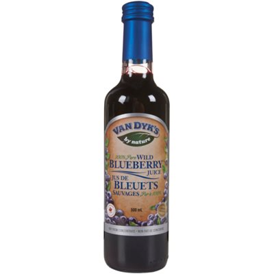 Van Dyk's by Nature Wild Blueberry Juice 500ml