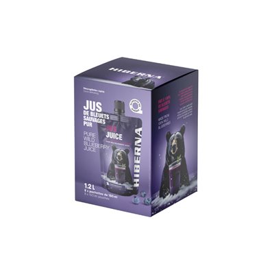 Hiberna Pur Wild Blueberrie Juice (8X150Ml))