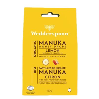 Wedderspoon Pastille Miel Manuka Bio Citron