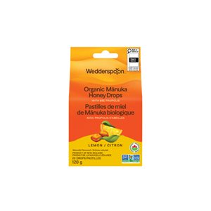 Wedderspoon Pastille Miel Manuka Bio Citron