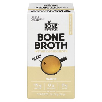 BONE BREWHOUSE BOUILLON D'OS DE POULET NATURE 80g