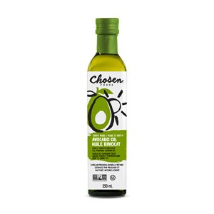 Chosen Foods Huile d'avocat pure 250ml