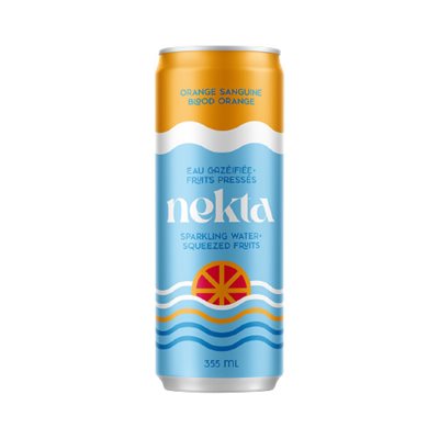 Nekta Eau gazéifiée et fruits pressées citron