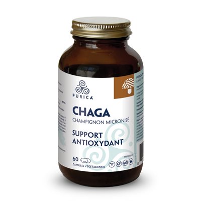 Purica Chaga Organic 400Mg 60v-caps