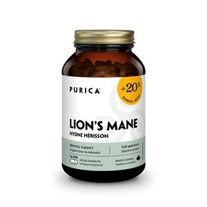 Purica Lions Mane Organic 400Mg 144v-caps Bonus Size