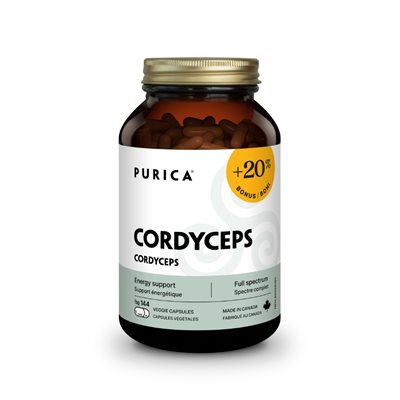 Purica Cordyceps Organic 400Mg 144v-caps Bonus Size