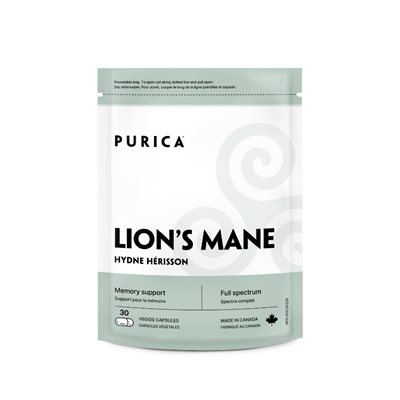 Purica Lions Mane Organic 400Mg 30v-caps