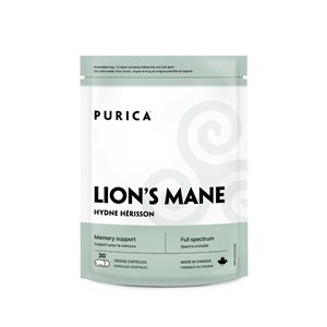 Purica Lions Mane Organic 400Mg 30v-caps