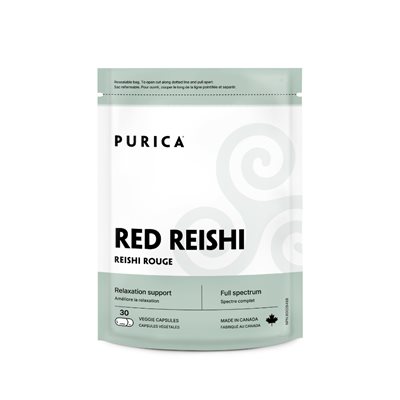 Purica Red Reishi Organic 400Mg 30v-caps