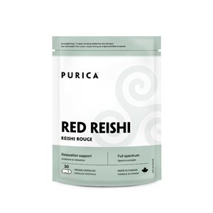 Purica Red Reishi Organic 400Mg 30v-caps