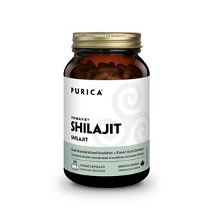 Purica Shilajit Bio 50% Acide Fulvique 250mg 60v-caps