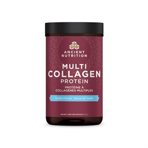 Ancient Nutrition Protéine à Collagènes Multiples - Saveur de Vanille - 242g