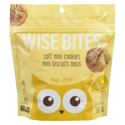 Wise Bites Lemon Soft Mini Cookies 150g