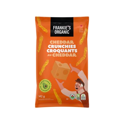 Frankie's Organic Croquants Au Cheddar Fair Avec De L'Huile D'Avocat 142G