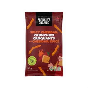 Frankie's Organic Croquants Au Cheddar Épicés Fair Avec De L'Huile D'Avocat 142G