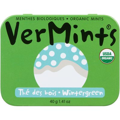 VerMints Organic Mints Wintergreen 40 g 40g