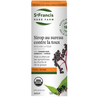 St Francis Elderberry Cough Syrup - Adults 120ml