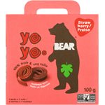 Bear Yoyos Fraise 5 Sachets x 2 Rouleaux 100 g