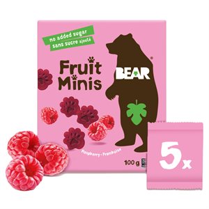 Bear Fruit Minis Raspberry 100g