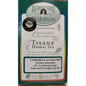 Herboristerie Desjardins Tisane De Camomille Format Boni Tau 25+5 Sachets