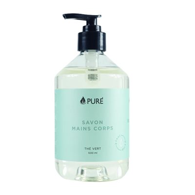 Pure Savon Mains & Corps Thé Vert 500ml